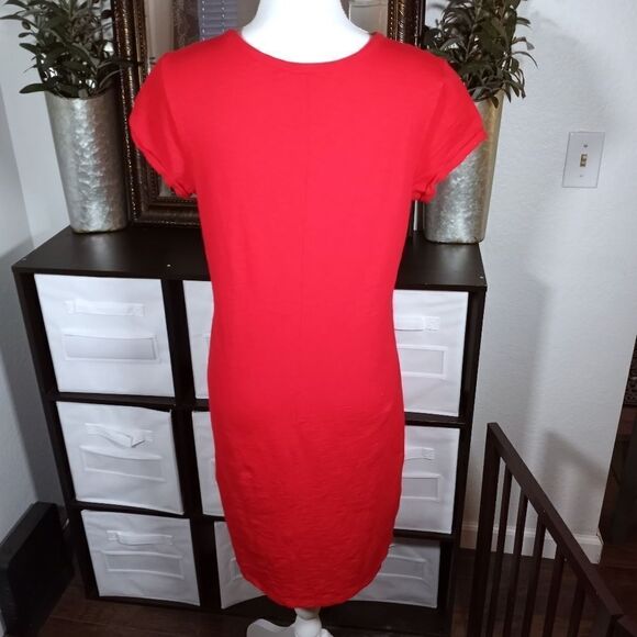 GAP RED TEE-SHIRT DRESS SZ.S/M EUC - Picture 6 of 8